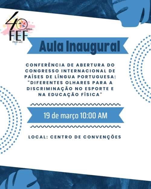 detalhes da aula inaugural