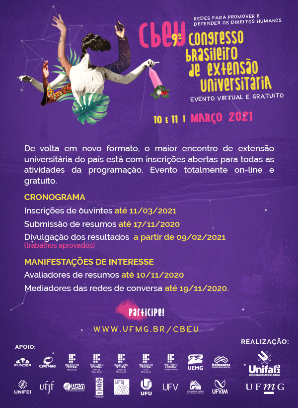 9º Congresso Brasileiro de Extensão Universitária