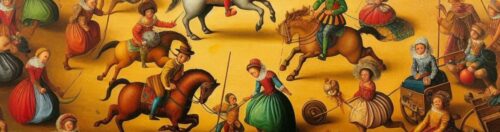 arte antiga de jogos