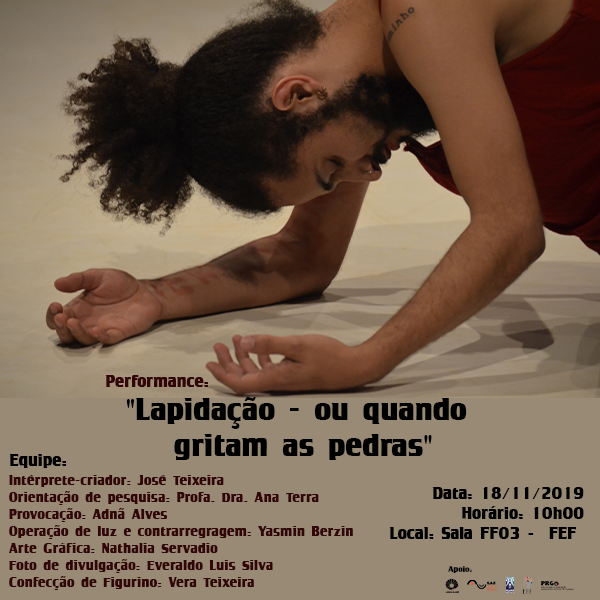 Performance: Lapidação - ou quando gritam as pedras