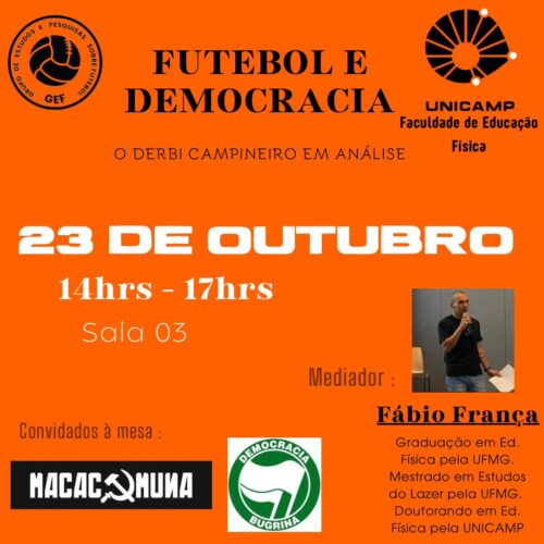 panfleto de futebol e democracia