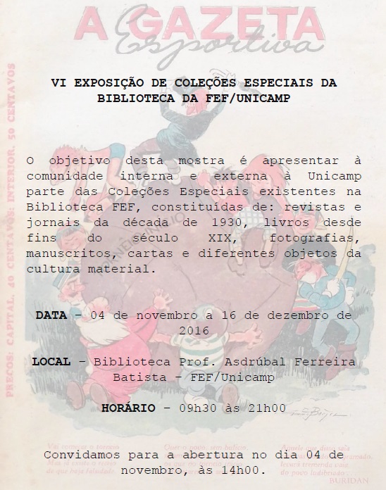 VI exposiçao de coleçoes especiais 
