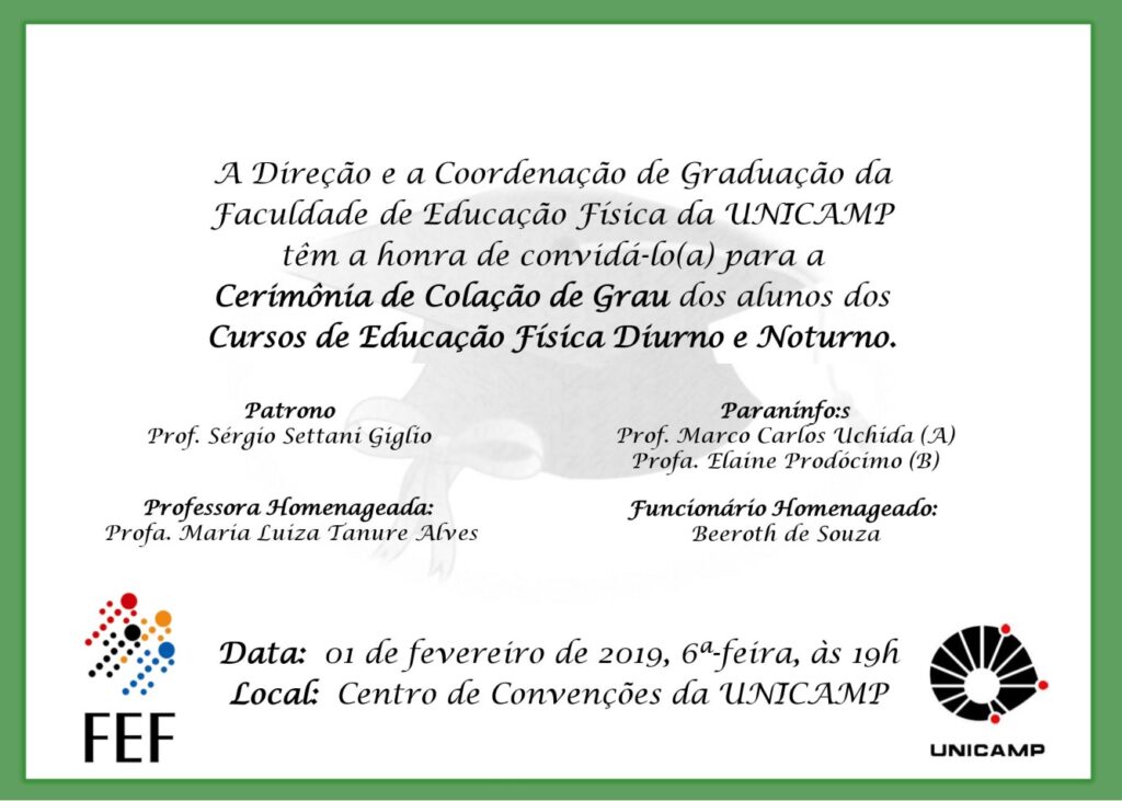 Convite - Colação de Grau