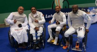 Equipe de Esgrima em Cadeira de Rodas da Unicamp