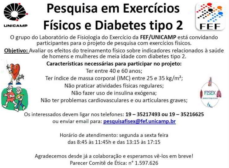 pesquisa em exercícios fiscos e diabetes 