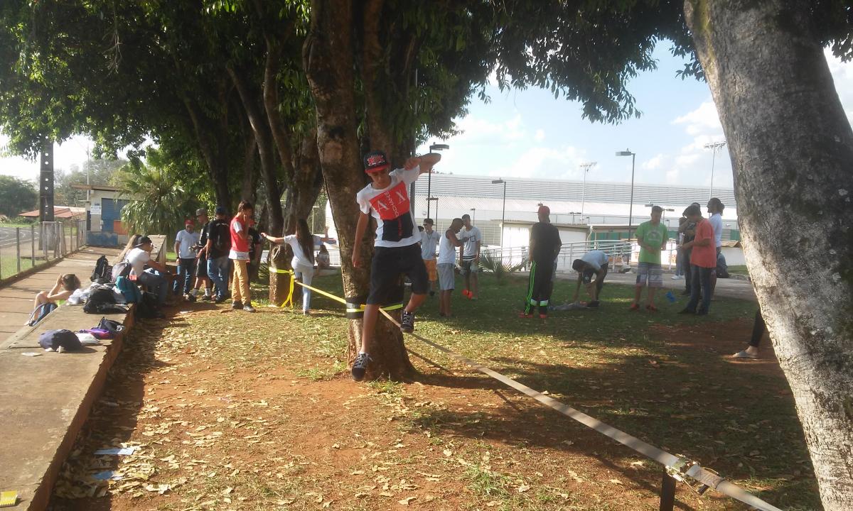 lado do campo
