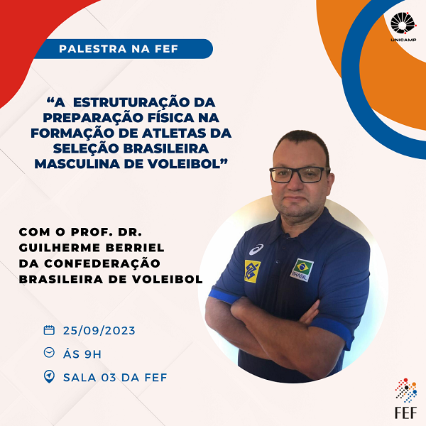 Prof. Dr Guilherme Berriel da confederação Brasileira de Voleibol.