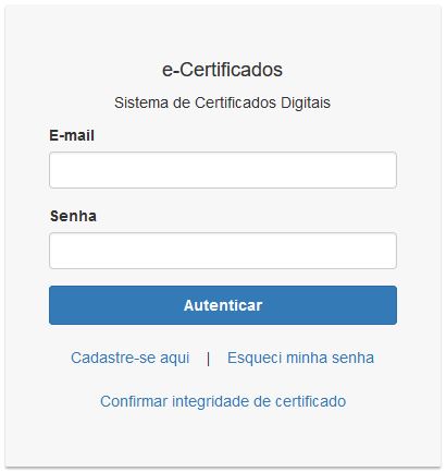 e certificados
